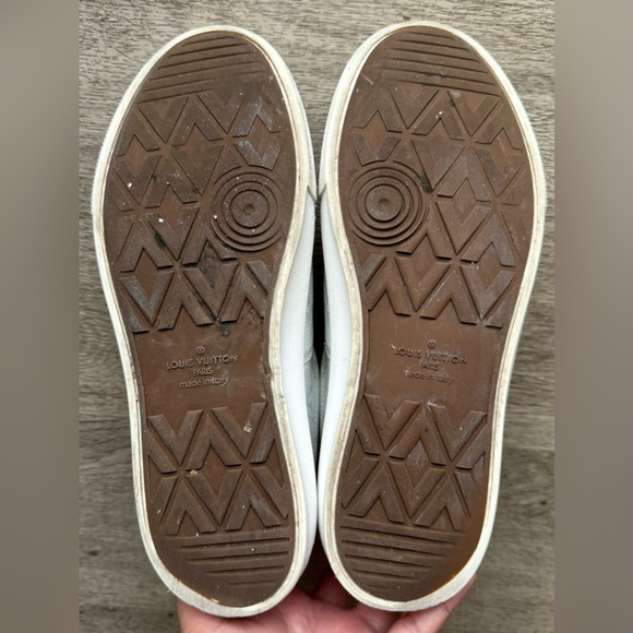 Louis Vuitton Trocadero Light Gray Monogram Shoes - Men US Size 7 - Picture 6 of 9